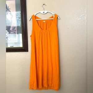 j.crew orange dress size XLarge